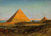 Les Pyramides de Gizeh - Carl Wuttke — vy av konstverket