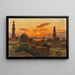 Le Caire au crépuscule - Carl Wuttke — inramlat konstverk på väggen