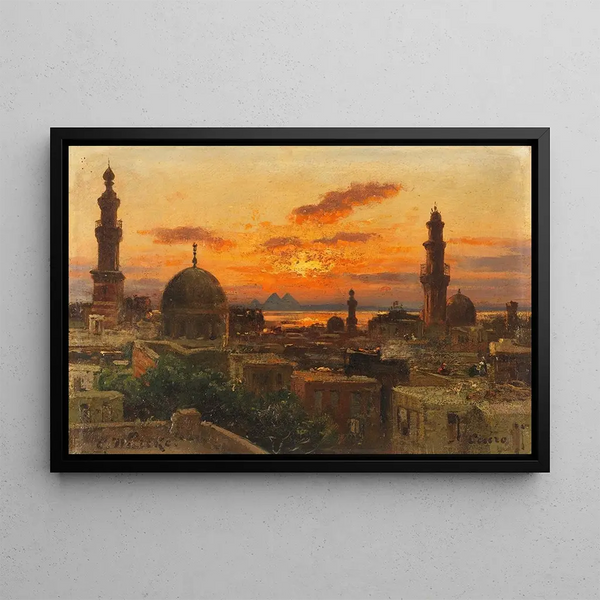 Carl Wuttke - Kairo im Abendlicht.webp