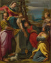 La Vierge et l'Enfant avec les saintes Agnès, Marie-Madeleine, Cécile et Marguerite - Carlo Bononi — vy av konstverket