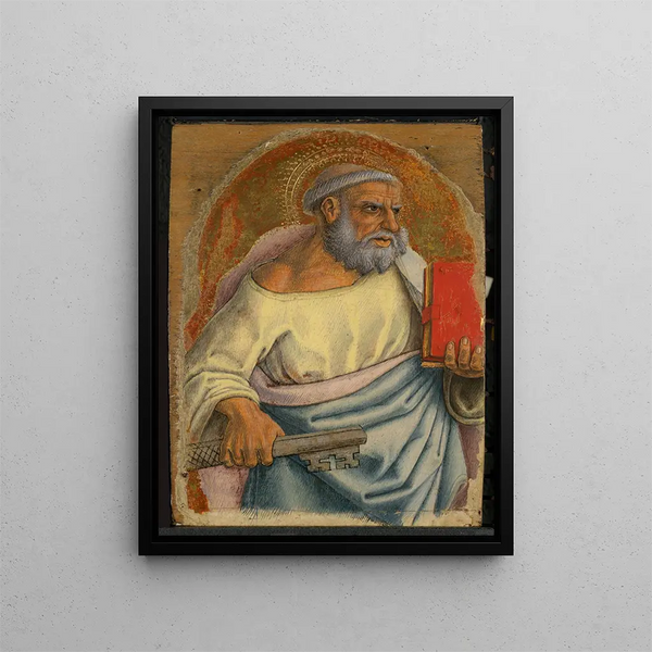 Saint-Pierre - Carlo Crivelli — inramlat konstverk på väggen