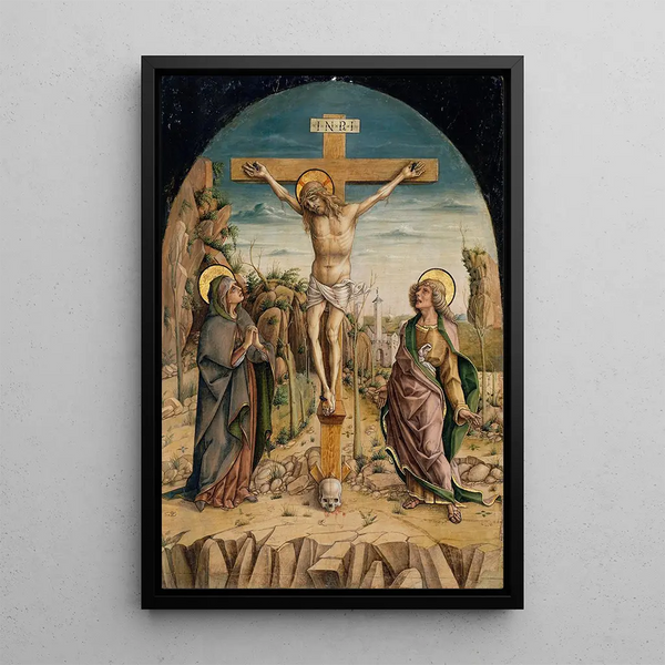 Reproduktion av målningen La Crucifixion - Carlo Crivelli