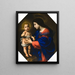 Vierge à l'Enfant - Carlo Dolci — inramlat konstverk på väggen