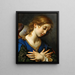 L'Ange de l'Annonciation - Carlo Dolci — inramlat konstverk på väggen