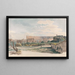 Le Colisée depuis le mont Caelius avec l'arc de Constantin et une vue du Forum, Rome - Carlo Labruzzi — inramlat konstverk på väggen