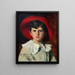L'enfant au chapeau rouge Michel Feydeau fils de Georges - Carolus-Duran — inramlat konstverk på väggen
