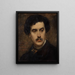 Portrait av Alexandre Falguière - Carolus-Duran — inramlat konstverk på väggen