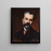 Portrait av Arsène Alexandre 1859-1935 konsthistoriker och kritiker - Carolus-Duran — inramlat konstverk på väggen