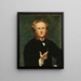 Portrait d'Étienne Haro - Carolus-Duran — inramlat konstverk på väggen