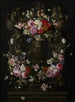 Cartouche med blommor - Carstian Luyckx — vy av konstverket