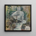 Cascade - John Henry Twachtman — inramlat konstverk på väggen