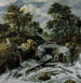 Cascade i de norska fjällskedjorna - Jacob van Ruisdael — vy av konstverket