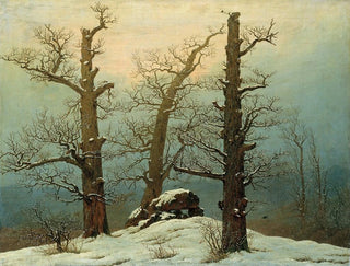 Caspar David Friedrich - Cairn in Snow.webp