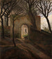 Kirchhofpforte - Caspar David Friedrich — vy av konstverket