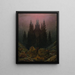 La Croix dans les montagnes - Caspar David Friedrich — inramlat konstverk på väggen