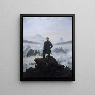 Vandrare ovanför dimhav - Caspar David Friedrich