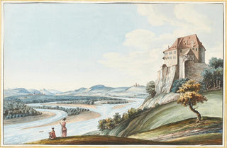 Caspar Wolf - Vue du Chateau de Biberstein dans le Canton de Berne.webp