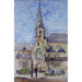 En marknadsdag Eglise Saint Jacques Gand Belgien - Cass Gilbert — vy av konstverket