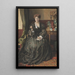 Portrait pensif av Emma Madox Brown - Catherine Madox Brown — inramlat konstverk på väggen
