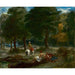 Reproduktion av målningen av den grekiska kavalleriet i vila i skogen - Eugène Delacroix