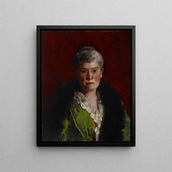 Portrait de Mary Knox Buzby Addicks Warner - Cecilia Beaux — inramlat konstverk på väggen