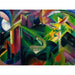 Reproduktion av målningen Hjortar i klostrets trädgård - Franz Marc