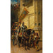 Reproduktion av målningen À la joute - Cesare Auguste Detti