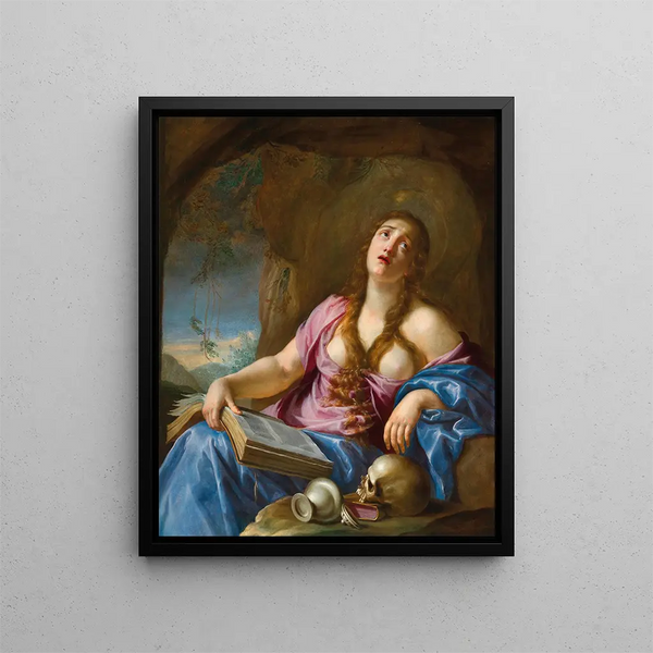 Sankta Maria Magdalena - Cesare Dandini — inramlat konstverk på väggen