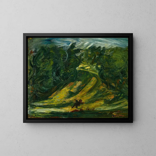 Landskap - Chaïm Soutine — inramlat konstverk på väggen