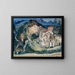 Vue de Cagnes - Chaïm Soutine — inramlat konstverk på väggen