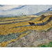 Reproduktion av målningen Champ clos avec laboureur - Vincent van Gogh