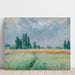 Reproduktion av målningen av vetefält - Claude Monet