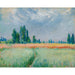 Reproduktion av målningen av vetefält - Claude Monet