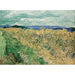 Reproduktion av målningen av vetefält med blåbär - Vincent van Gogh