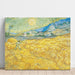 Reproduktion av målningen av vetefält bakom Saint-Paul-sjukhuset med en liehuggare - Vincent van Gogh