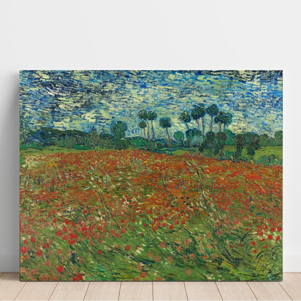 Reproduktion av målningen av vallmofält - Vincent van Gogh
