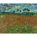 Reproduktion av målningen av vallmofält - Vincent van Gogh