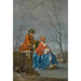 Reproduktion av målningen Vinter - Charles-Joseph Flipart
