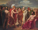 Achille som presenterar visdomens pris för Nestor - Charles-Philippe Auguste Larivière — vy av konstverket