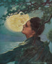 La fille dans la lune - Charles Allan Gilbert — vy av konstverket