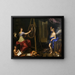 Allégorie de la peinture - Charles Alphonse Du Fresnoy — inramlat konstverk på väggen