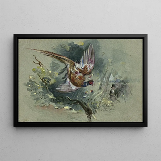 Charles B Newhouse - Pheasant and Hunter.webp