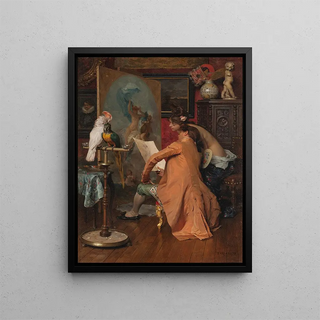 Charles Bargue - The Artist and his Model.webp