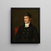 John C. Calhoun - Charles Bird King — inramlat konstverk på väggen