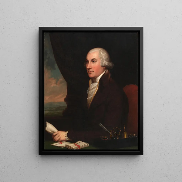 Joshua Johnson - Charles Bird King — inramlat konstverk på väggen