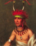 Monchousia White Plume Kansa - Charles Bird King — vy av konstverket