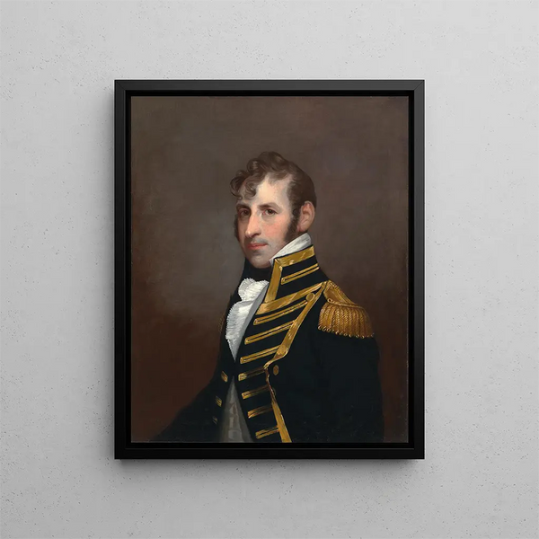 Stephen Decatur - Charles Bird King — inramlat konstverk på väggen