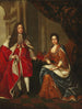 drottning Anne av England och prins George av Danmark - Efter Charles Boit — vy av konstverket