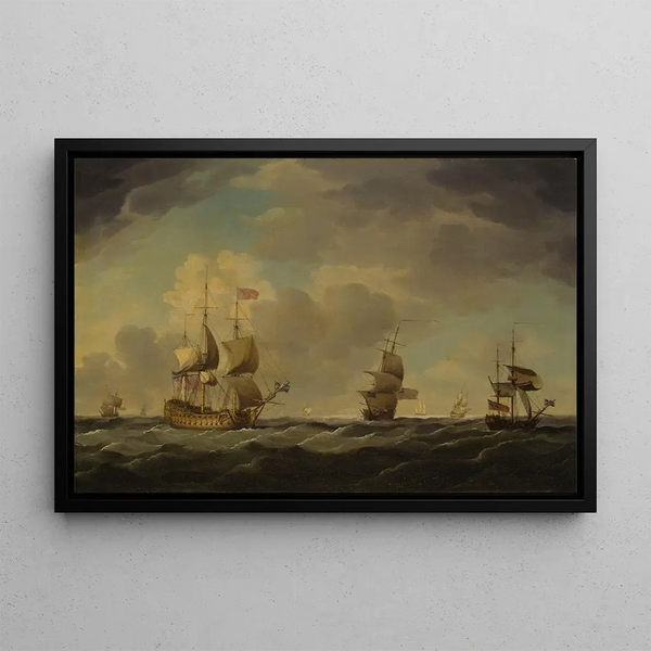Charles Brooking - An English Flagship Under Easy Sail in a Moderate Breeze.webp