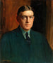 Portrait of Ernest Shackleton (1874 - 1922), polarexplorör - Charles Buchel — vy av konstverket